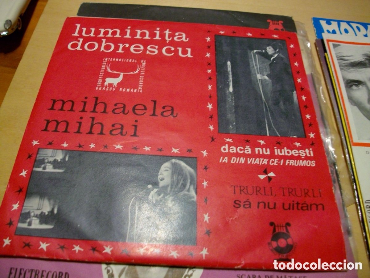 Discos de vinilo: Lote de antiguos singles de Ruman&iacute;a - Foto 8