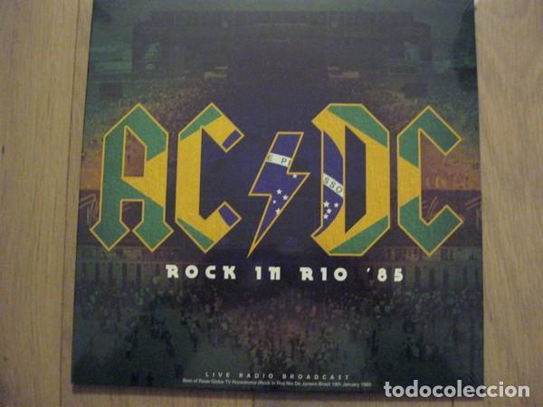 Discos de vinilo: AC/DC - ROCK IN RIO &acute;85 ..LP NUEVO EDITADO EN 2025 DE CULT LEGENDS - EDICION LIMITADA