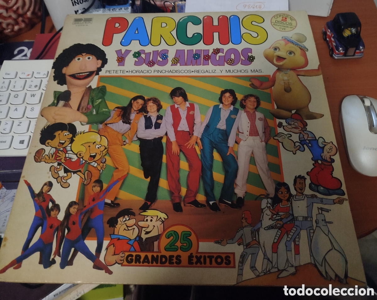 Discos de vinilo: Parch&iacute;s y sus amigos. 25 grandes exitos. Doble LP