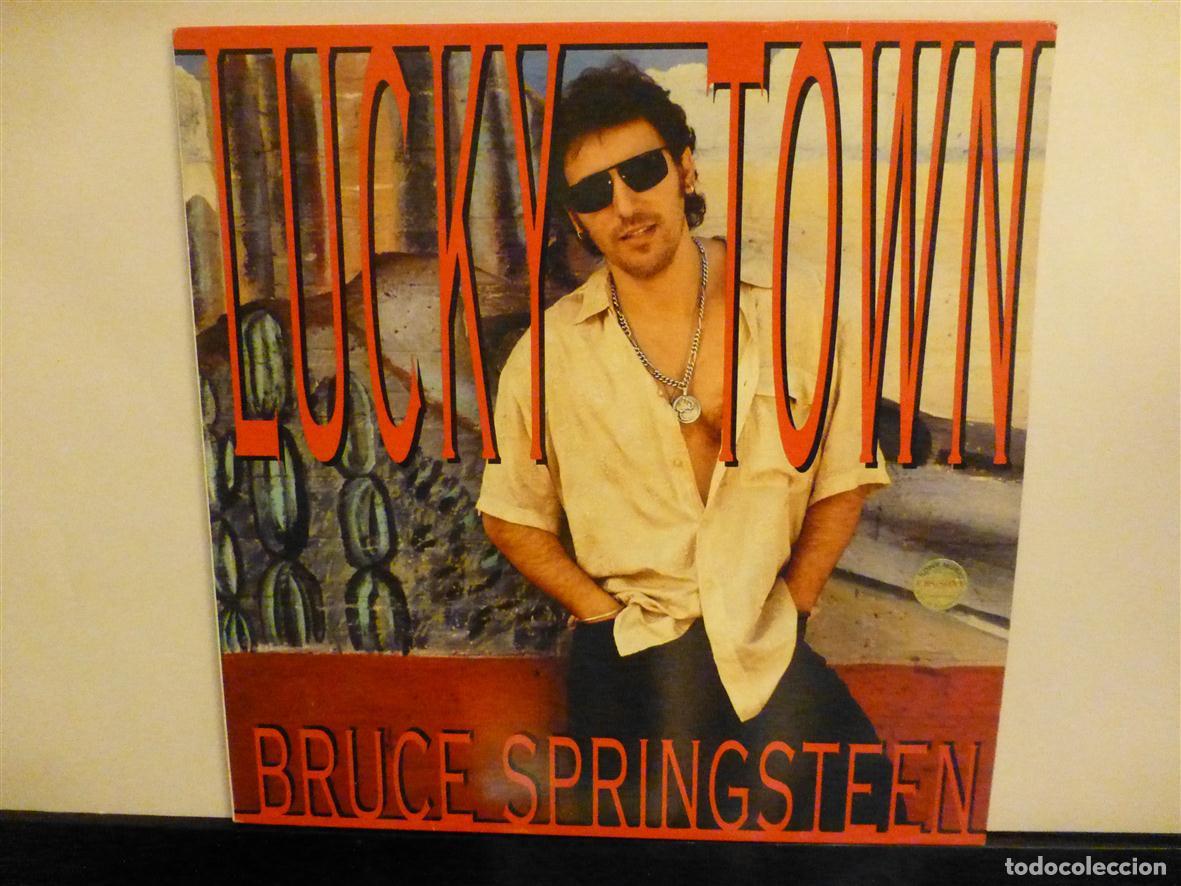Discos de vinilo: Disco Vinilo Long Play LP - Bruce Springsteen - Lucky Town - CBS 1992 - Rock