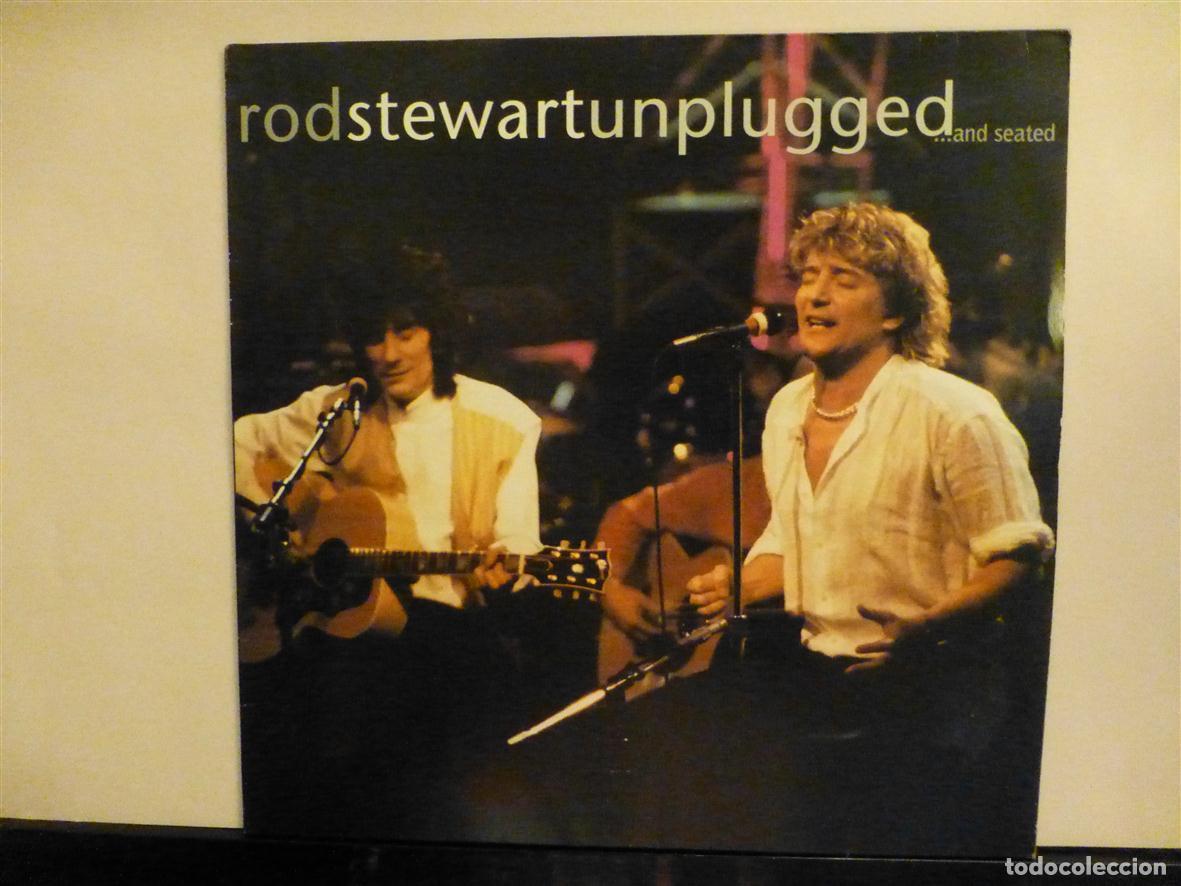 Discos de vinilo: Disco Vinilo Long Play LP - Rod Stewart - Unplugged.. and Seated - Warner 1993 - Rock