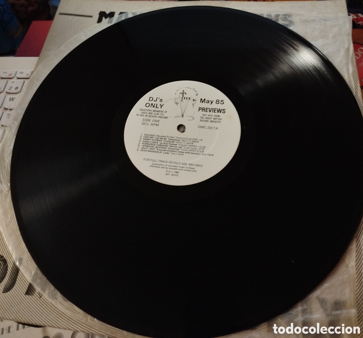 Discos de vinilo: May 85 - The Mixes. DJs only - Foto 3