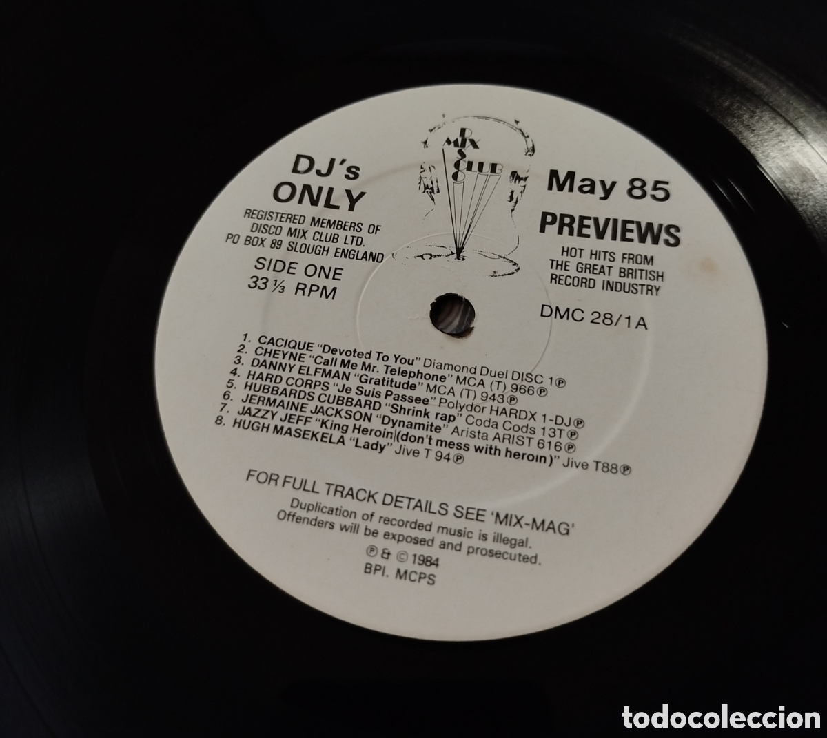 Discos de vinilo: May 85 - The Mixes. DJs only - Foto 4