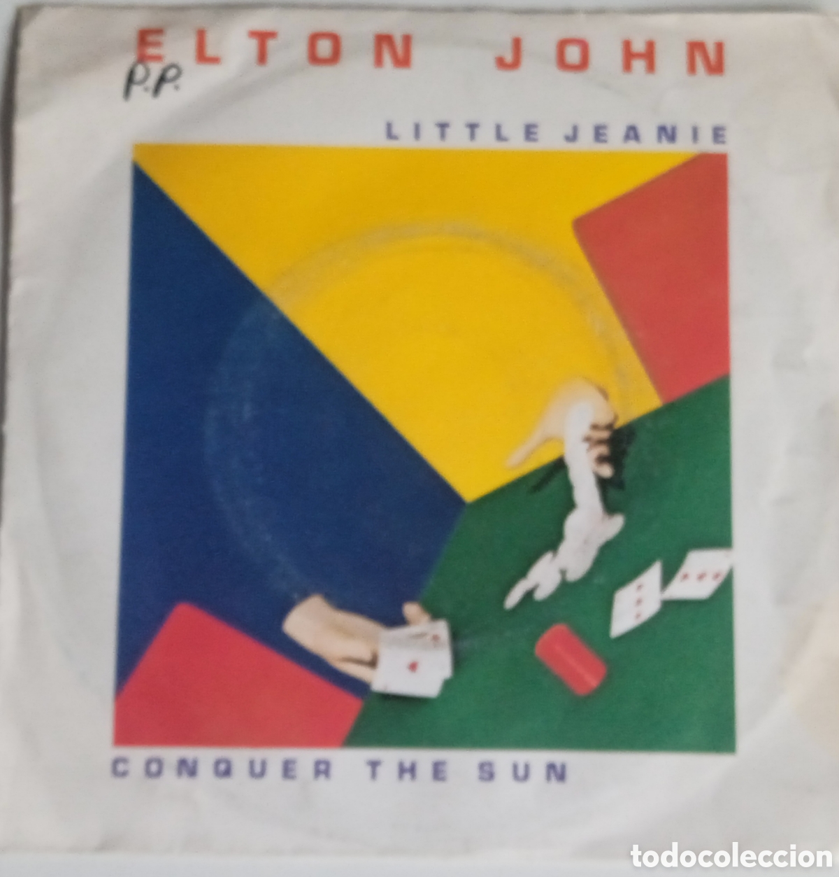 Discos de vinilo: ELTON JOHN - Little Jeanie (1980) disco de vinilo single