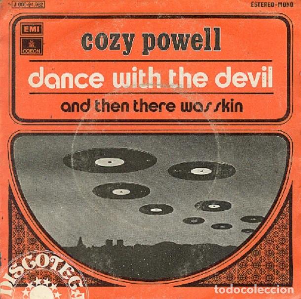 Discos de vinilo: Cozy Powell &ndash; Dance with the devil; And then ther was skin &ndash; ODEON 94.962 &ndash; 1973