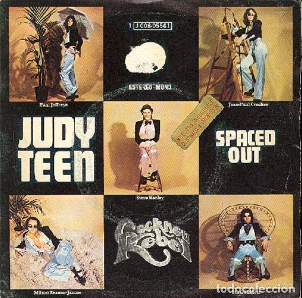 Discos de vinilo: Cockney Rebel &ndash; Judy teen; Space out &ndash; EMI 05.561 &ndash; 1974
