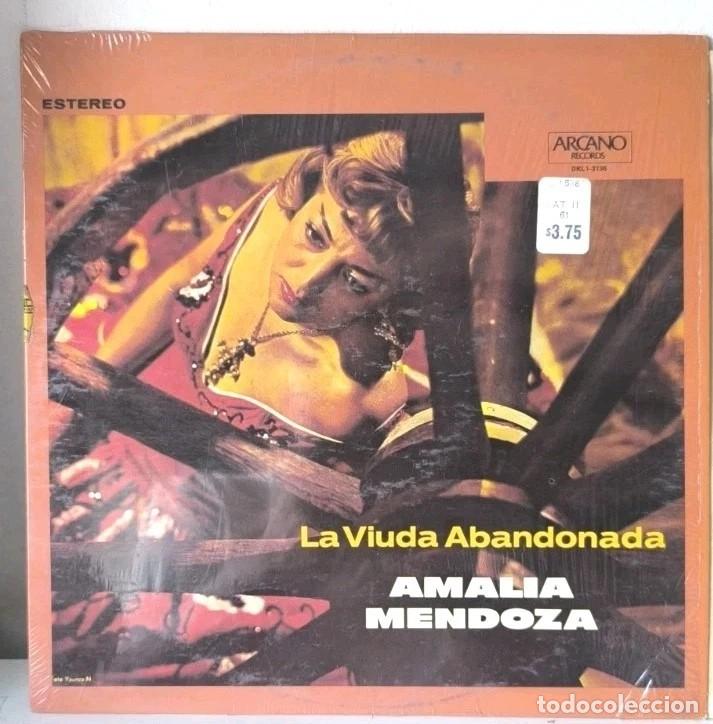 Discos de vinilo: Amalia Mendoza &rdquo;La Viuda Abandonada &rdquo;Rare LP&rdquo; Ranchera 12&rdquo; Vg+
