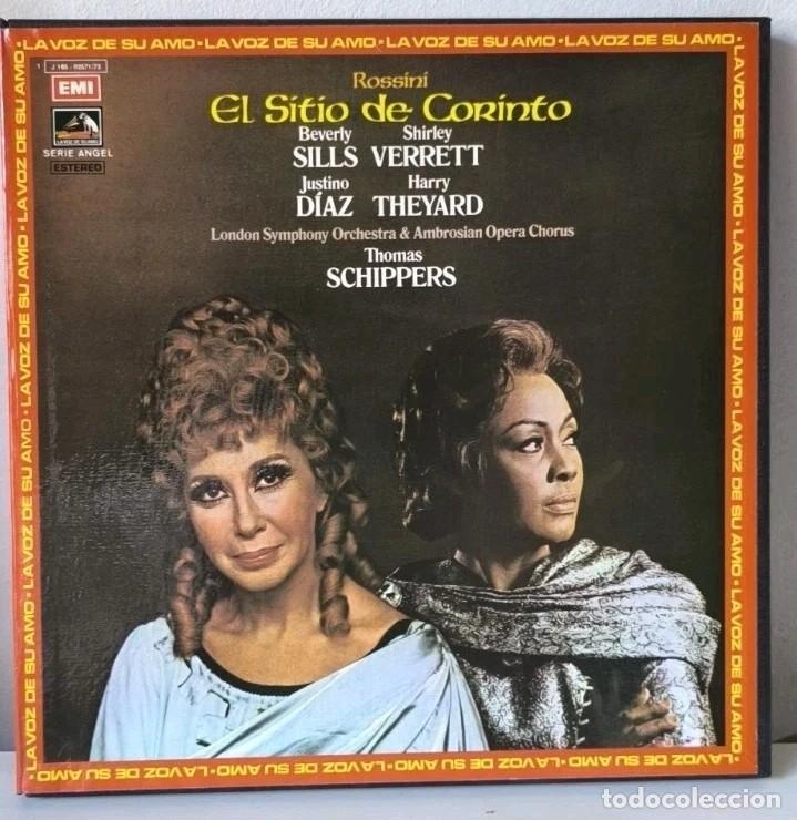 Discos de vinilo: Box set 3Lps. Rossini - El sitio de Corinto (1975) - Foto 1
