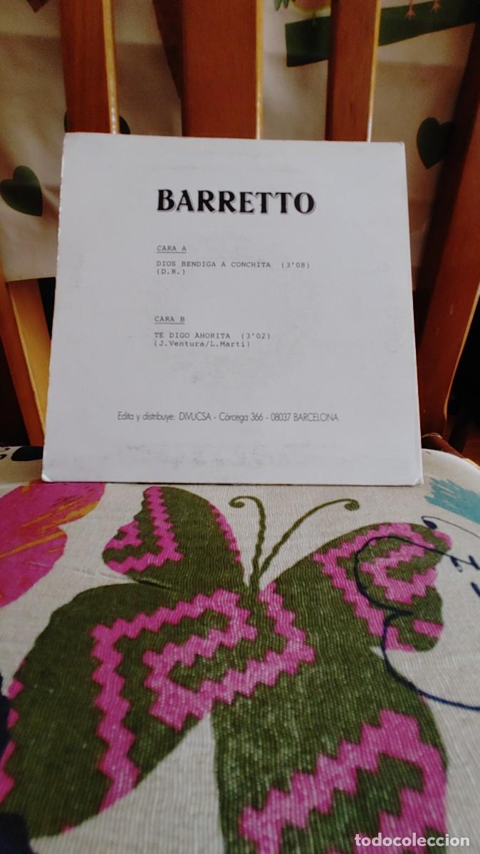 Discos de vinilo: BARRETTO-SINGLE DIOS BENDIGA A CONCHITA - Foto 2