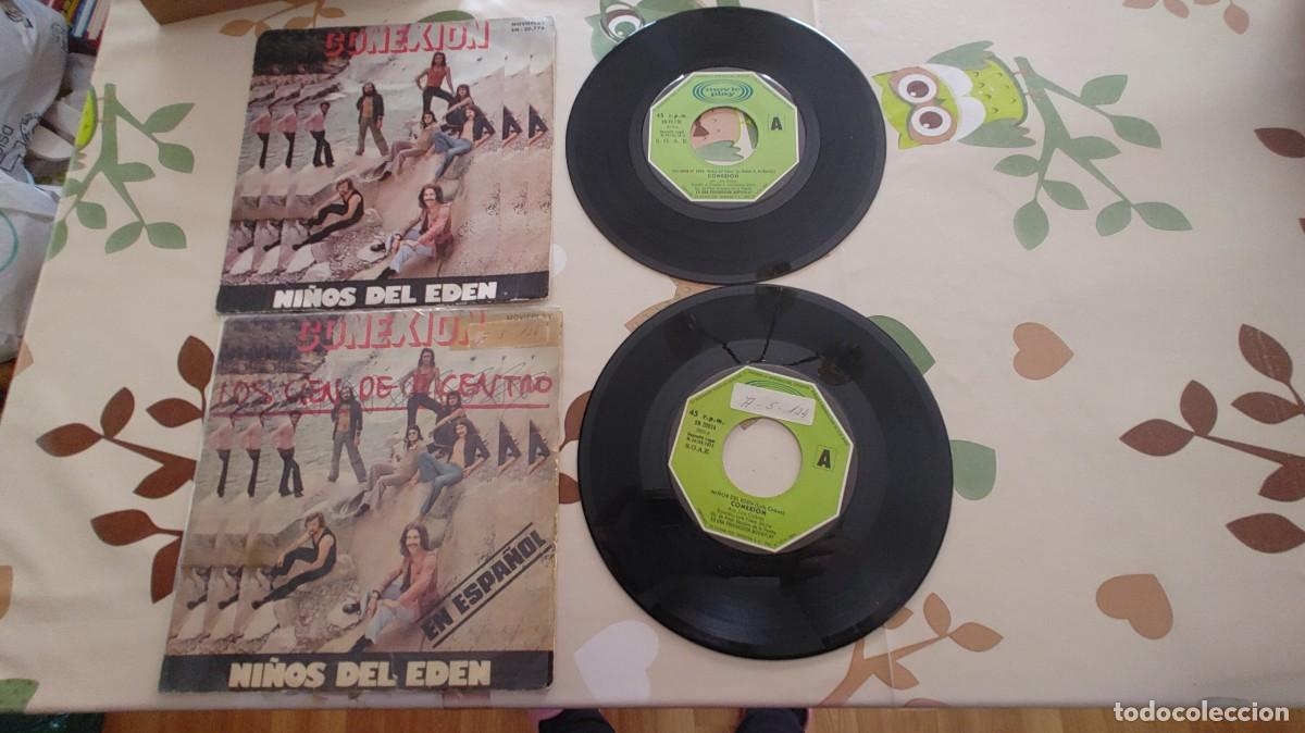 Discos de vinilo: CONEXION-LOTE DE DOS SINGLES-MISMA CANCION EN INGLES Y ESPA&Ntilde;OL