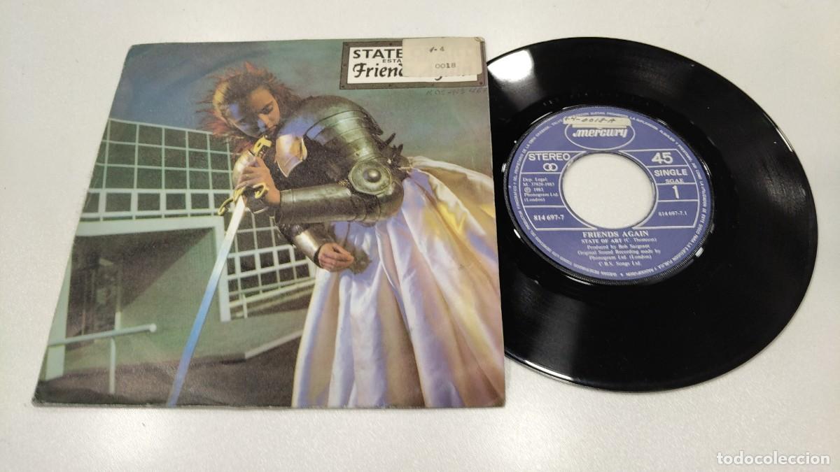 Discos de vinilo: SCO129- STATE OLF ART FRIENDS AGAIN - 7&rdquo;