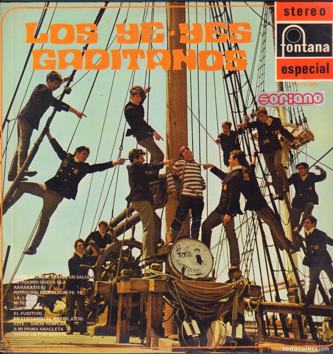 Discos de vinilo: LOS Y&Eacute;-Y&Eacute;S GADITANOS - KARAKATIS-KI, MI PESETA EL FUGITIVO.../ LP FONTANA 1969 RF-26037