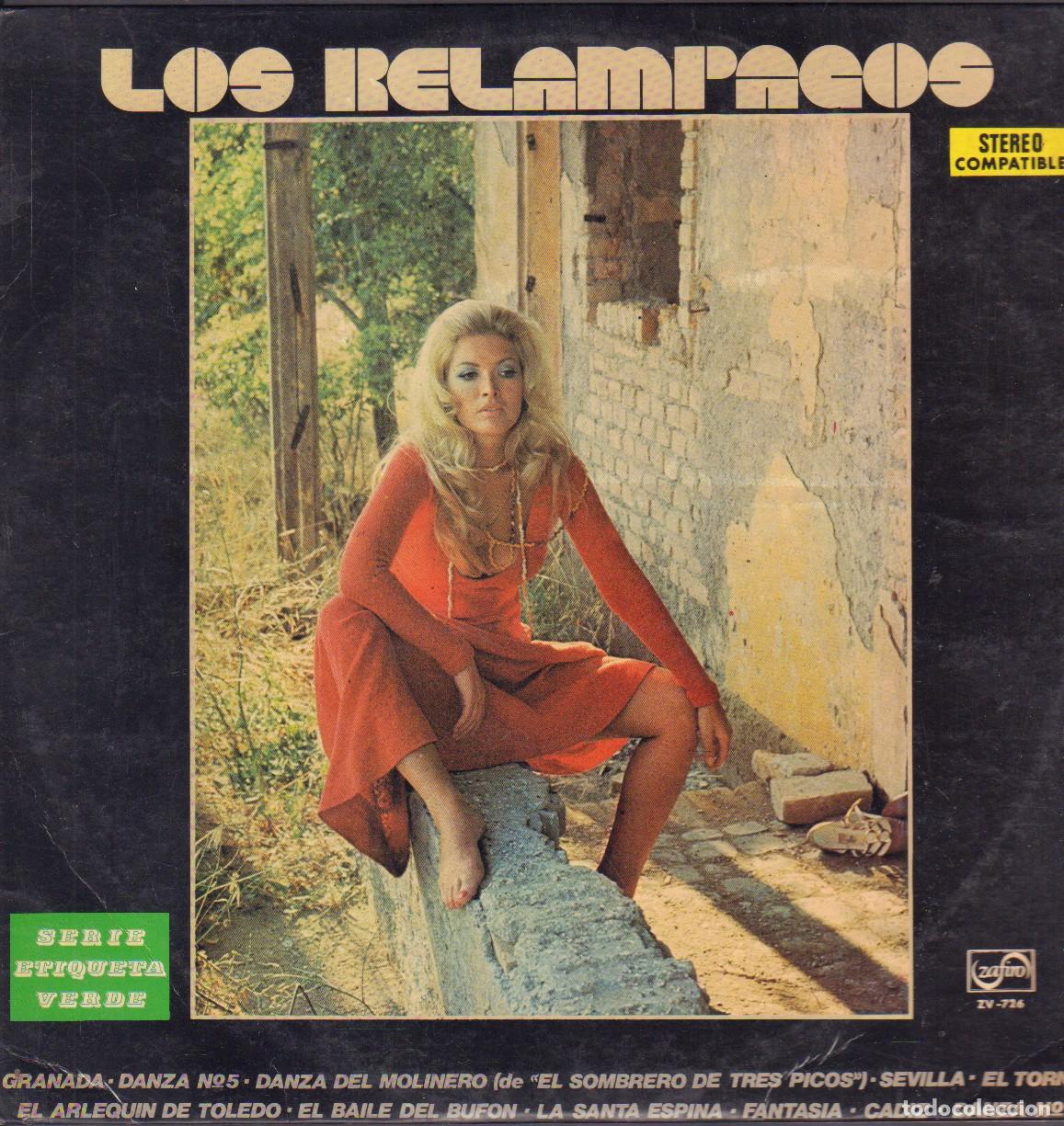 Discos de vinilo: LOS RELAMPAGOS - GRANADA, DANZA DEL MOLINERO, EL BAILE DEL BUFON, CADIZ.../ LP ZAFIRO 1972 RF-26039