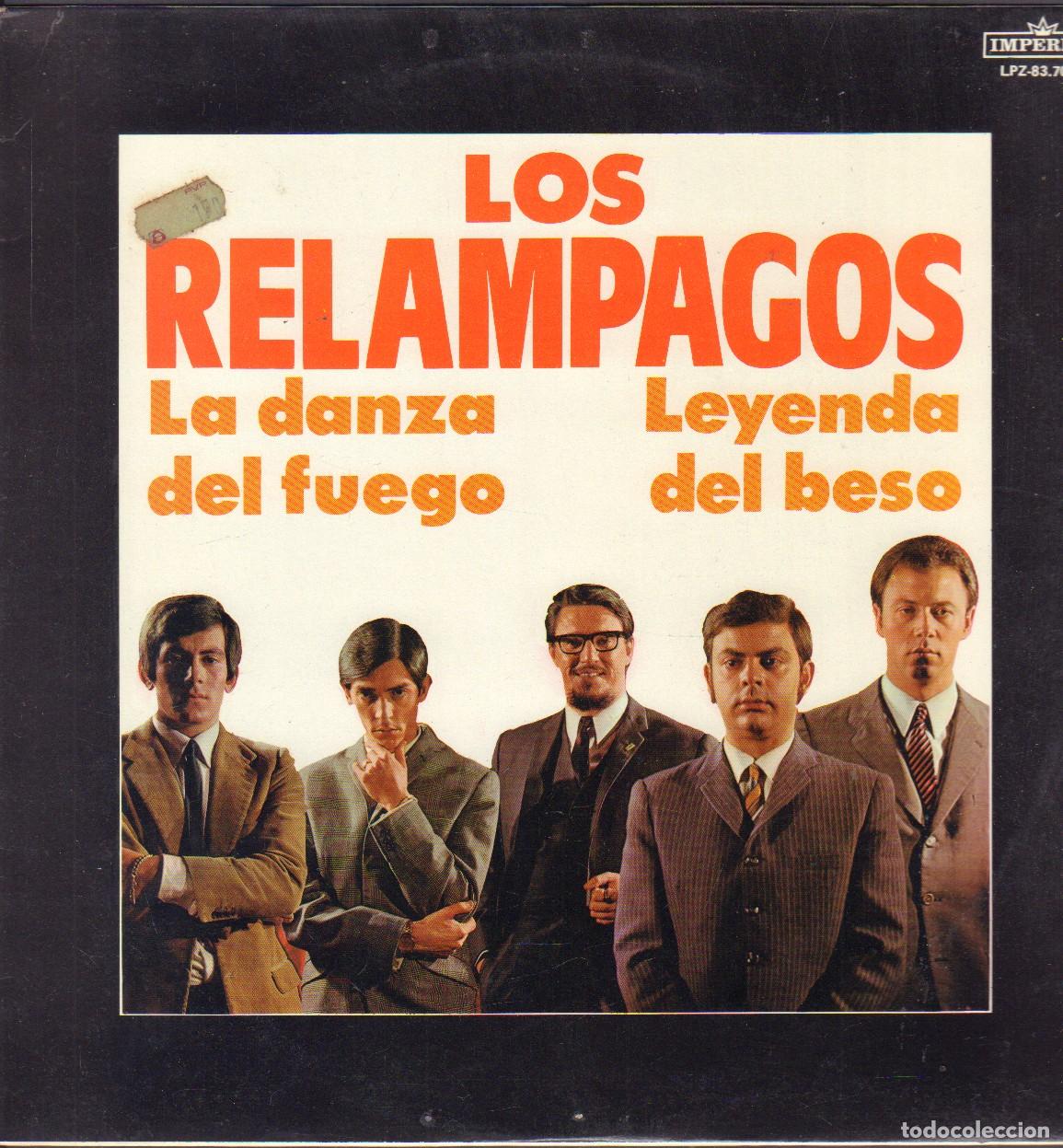Discos de vinilo: LOS RELAMPAGOS - DANZA DEL FUEGO, LEYENDA DEL BESO, DOS CRUCES.../ LP IMPERIAL 1983 RF-26040