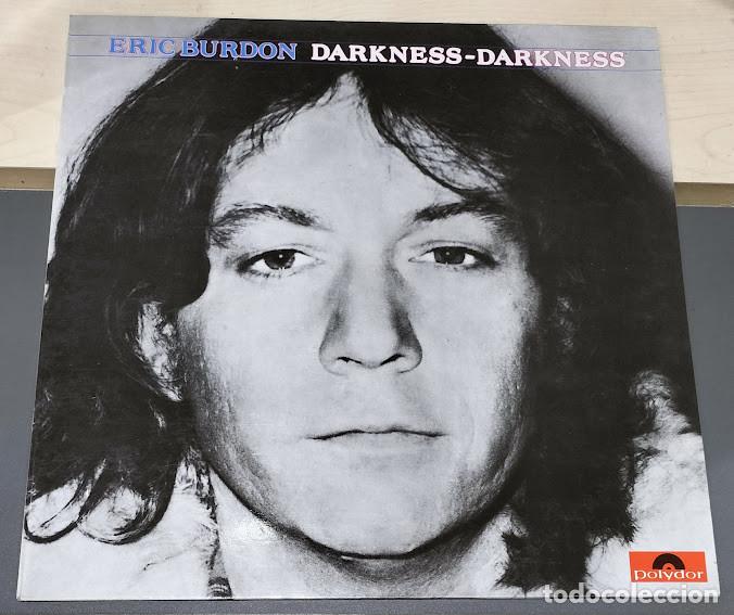 Discos de vinilo: Eric Burdon - Darkness-Darkness - LP Polydor ref. 424 580-1. Ed. espa&ntilde;ola 1989.