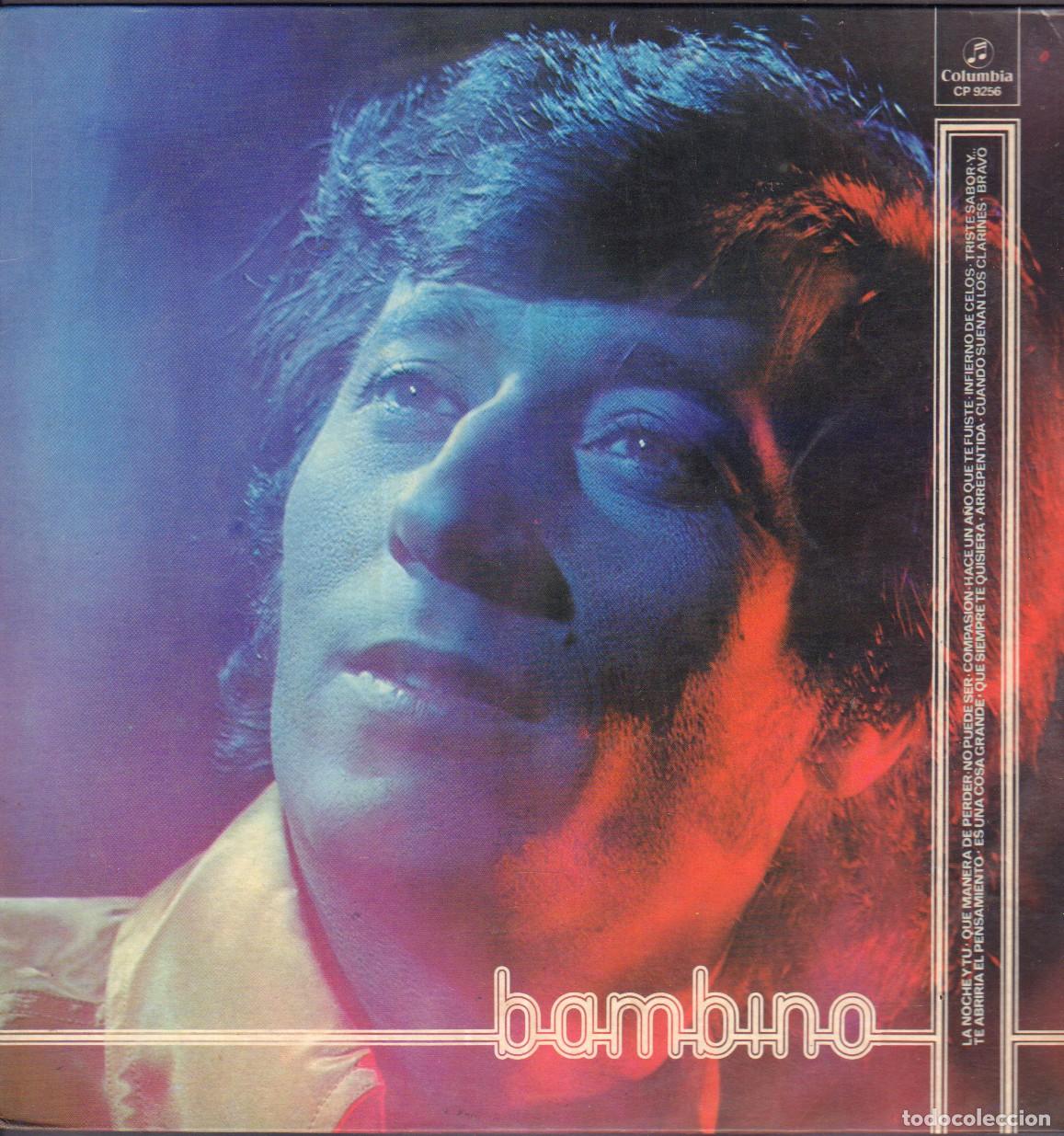 Discos de vinilo: BAMBINO - LA NOCHE Y TU, ARREPENTIDA, NO PUEDE SER, INFIERNO DE CELOS.../ LP COLUMBIA 1973 RF-26044