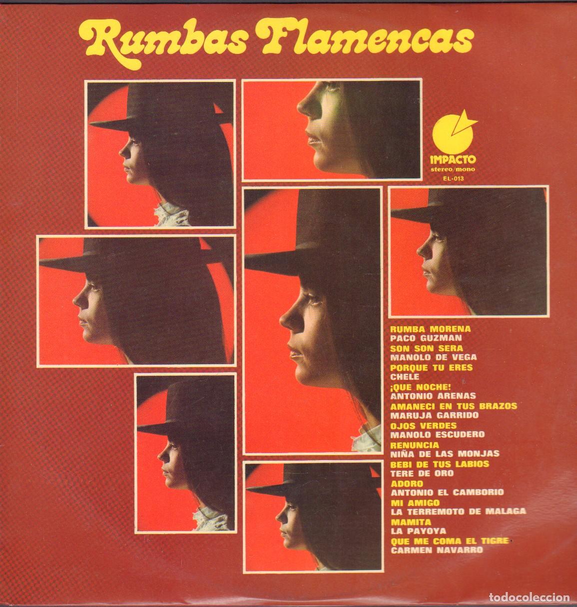 Discos de vinilo: RUMBAS FLAMENCAS - PACO GUZMAN, CHELE, MANOLO DE VEGA, LA PAYOYA.../ LP IMPACTO 1974 RF-26045