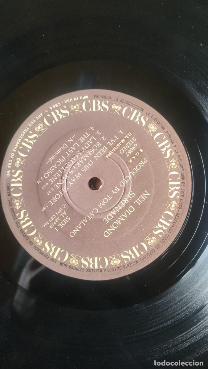 Discos de vinilo: LP. NEIL DIAMOND. SERENADE - Foto 3