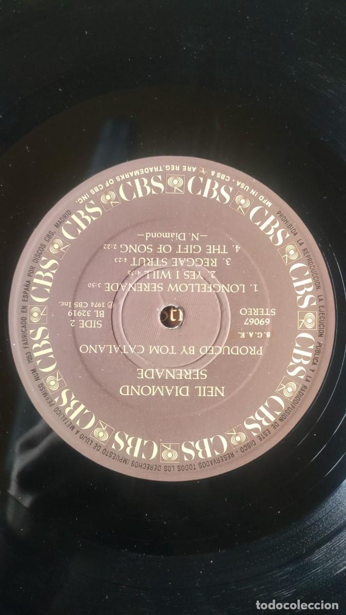 Discos de vinilo: LP. NEIL DIAMOND. SERENADE - Foto 4
