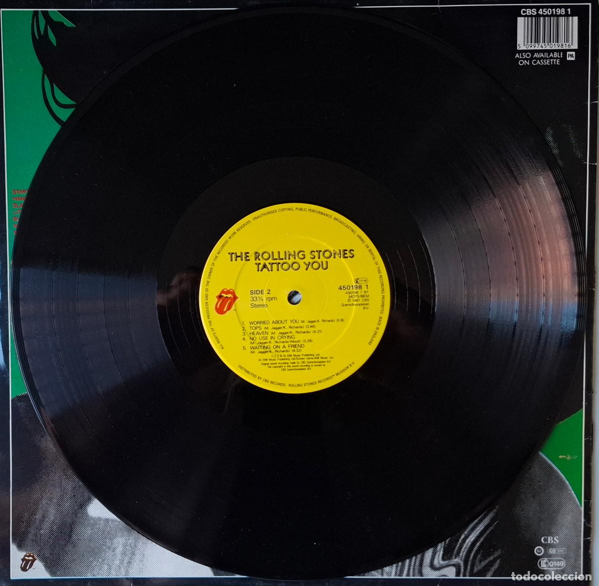 Discos de vinilo: The Rolling Stones &ndash; Tattoo You - Foto 2