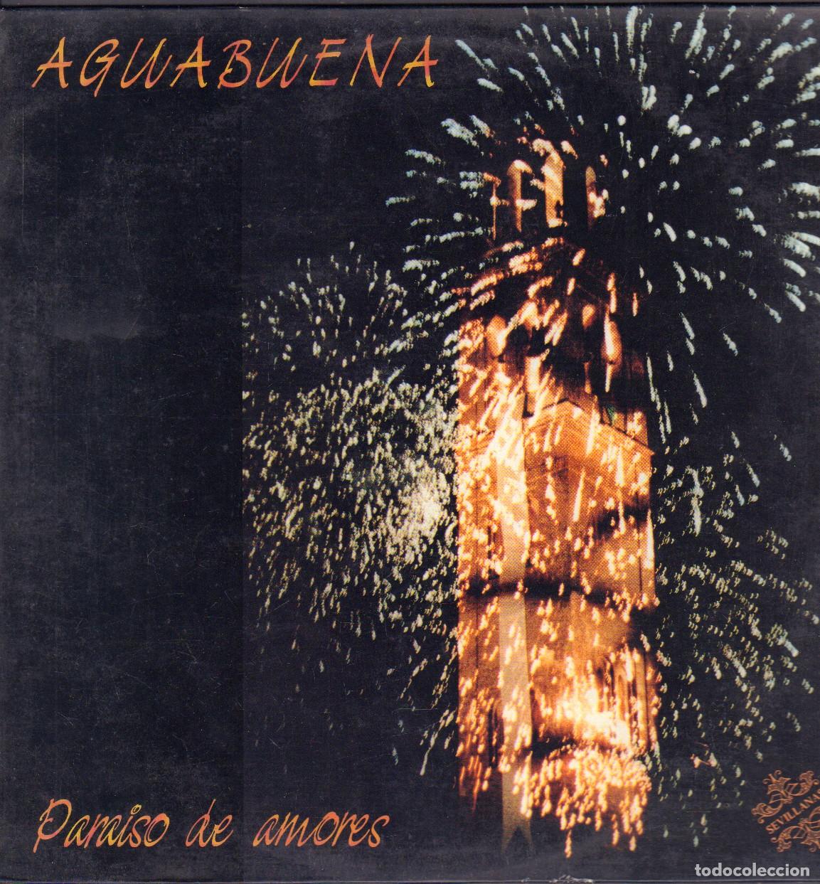 Discos de vinilo: AGUABUENA - PARAISO DE AMORES / ROSAS Y FLORES, TIEMPOS VACIOS.../ LP FONORUZ RF-26061