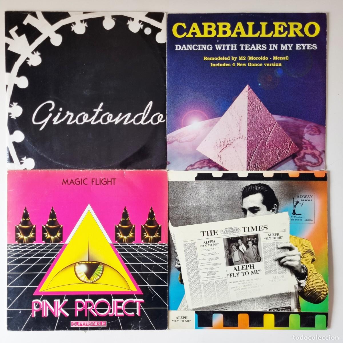Discos de vinilo: Lote 14 Vinilos 12&rdquo; Euro House, Italo Disco...