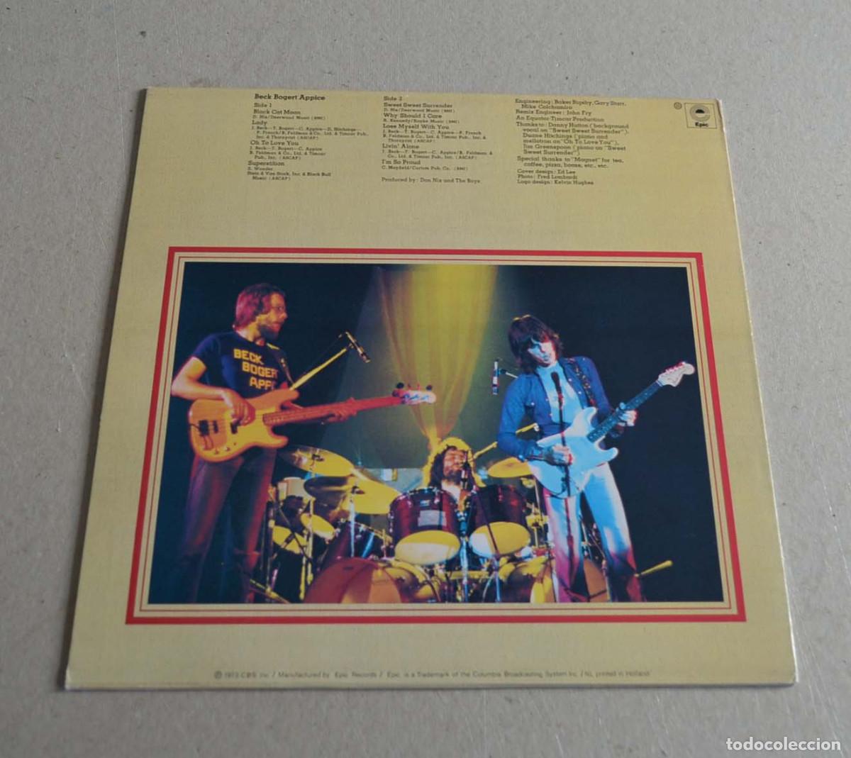 Discos de vinilo: BECK, BOGERT & APPICE - BECK, BOGERT & APPICE - Foto 2