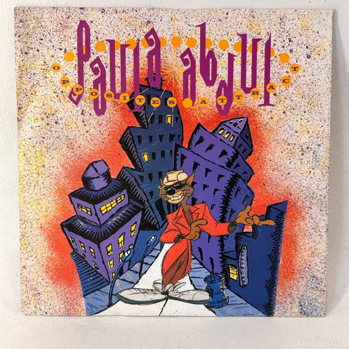 Discos de vinilo: SINGLE PAULA ABDUL - OPPOSITES ATTRACT - EU 1990