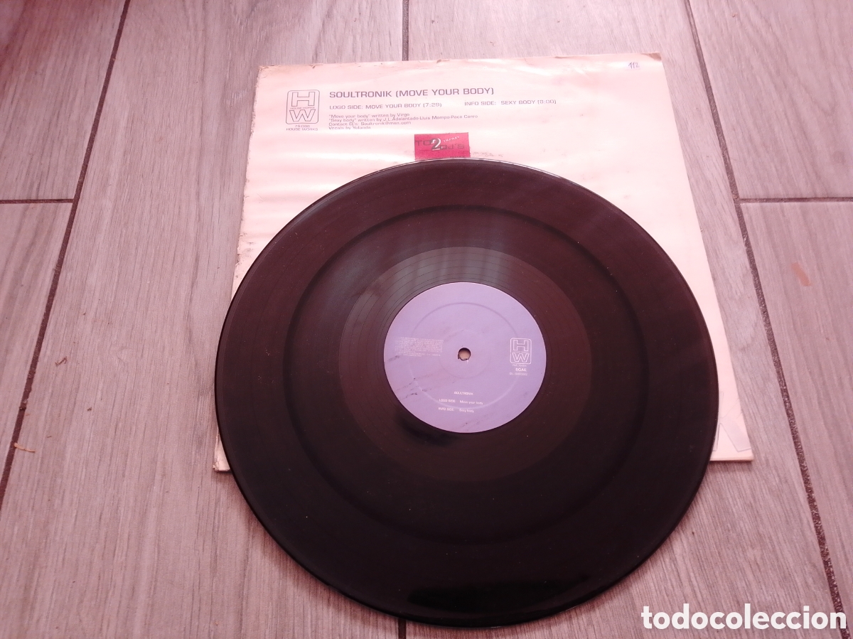 Discos de vinilo: SOULTRONIK - MOVE YOUR BODY - MAXI - SPAIN - HOUSE & WORKS - PLS 112 - L -