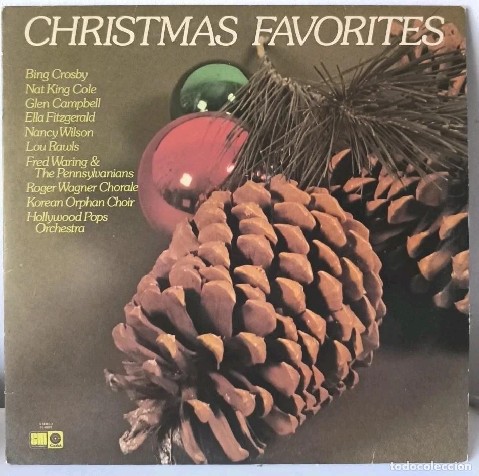 Discos de vinilo: Christmas Favorites LP Capital Records Special Markets SL-6892