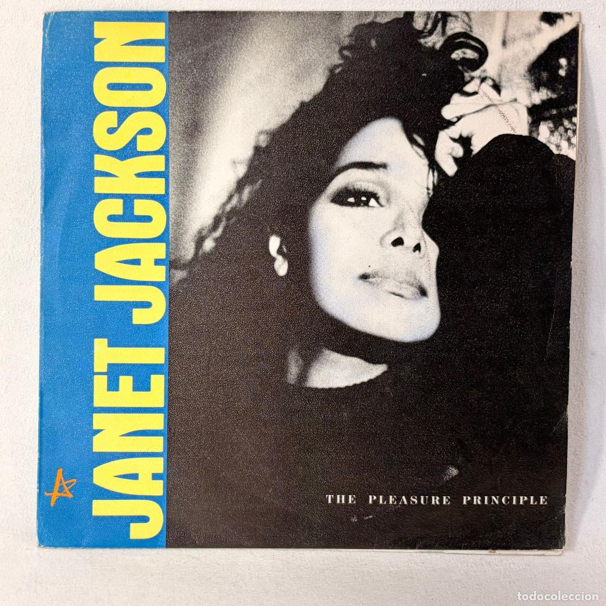 Discos de vinilo: SINGLE JANET JACKSON - THE PLEASURE PRINCIPLE - ALEMANIA 1987