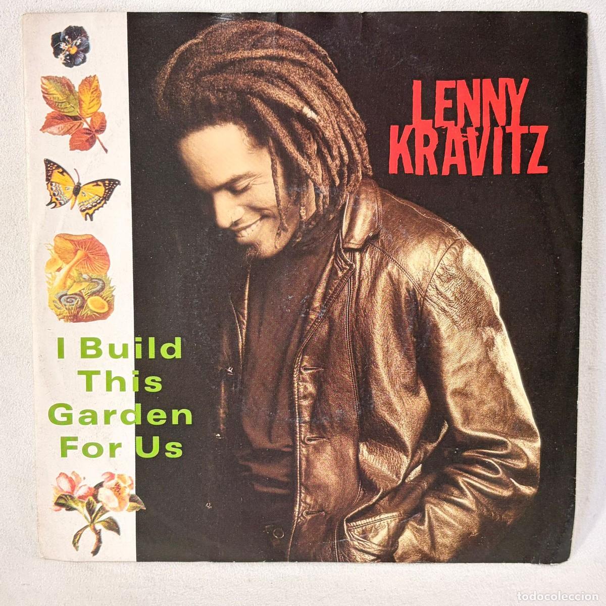 Discos de vinilo: SINGLE LENNY KRAVITZ - I BUILD THIS GARDEN FOR US - UK 1990