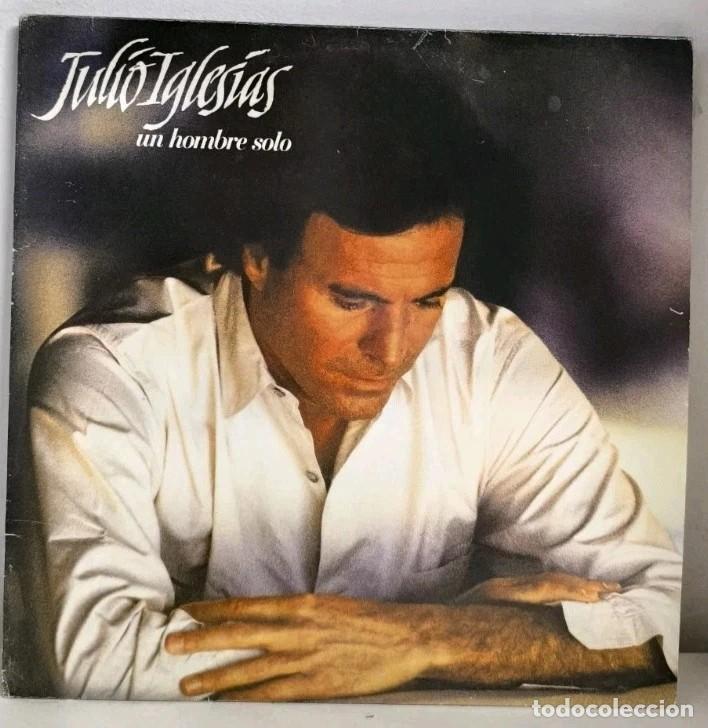 Discos de vinilo: JULIO IGLESIAS-- UN HOMBRE SOLO - spain--- Edition 1987 12&rdquo; Vinilo