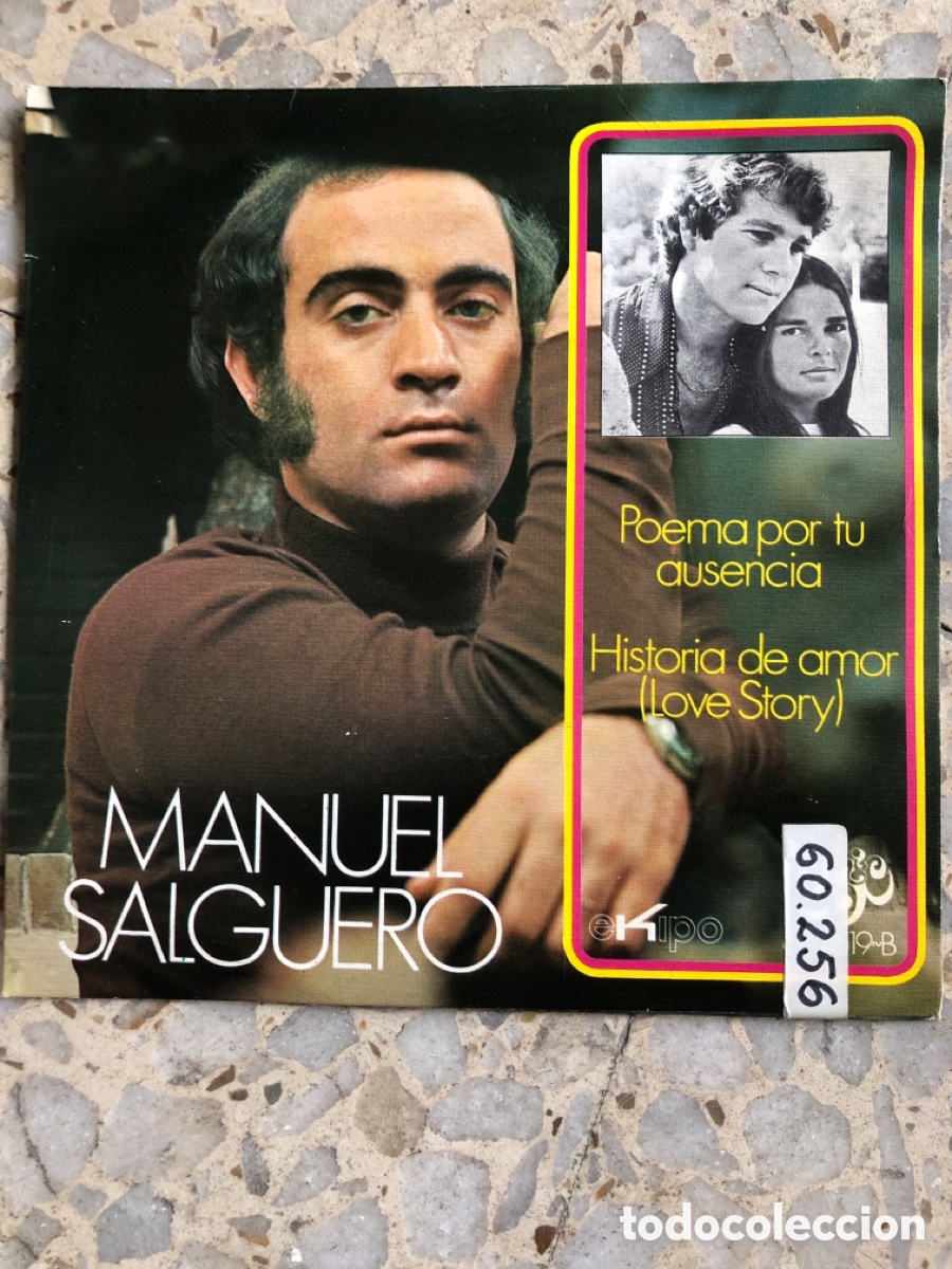 Discos de vinilo: SGL MANUEL SALGUERO POEMA POR TU AUSENCIA 1971 PROMO