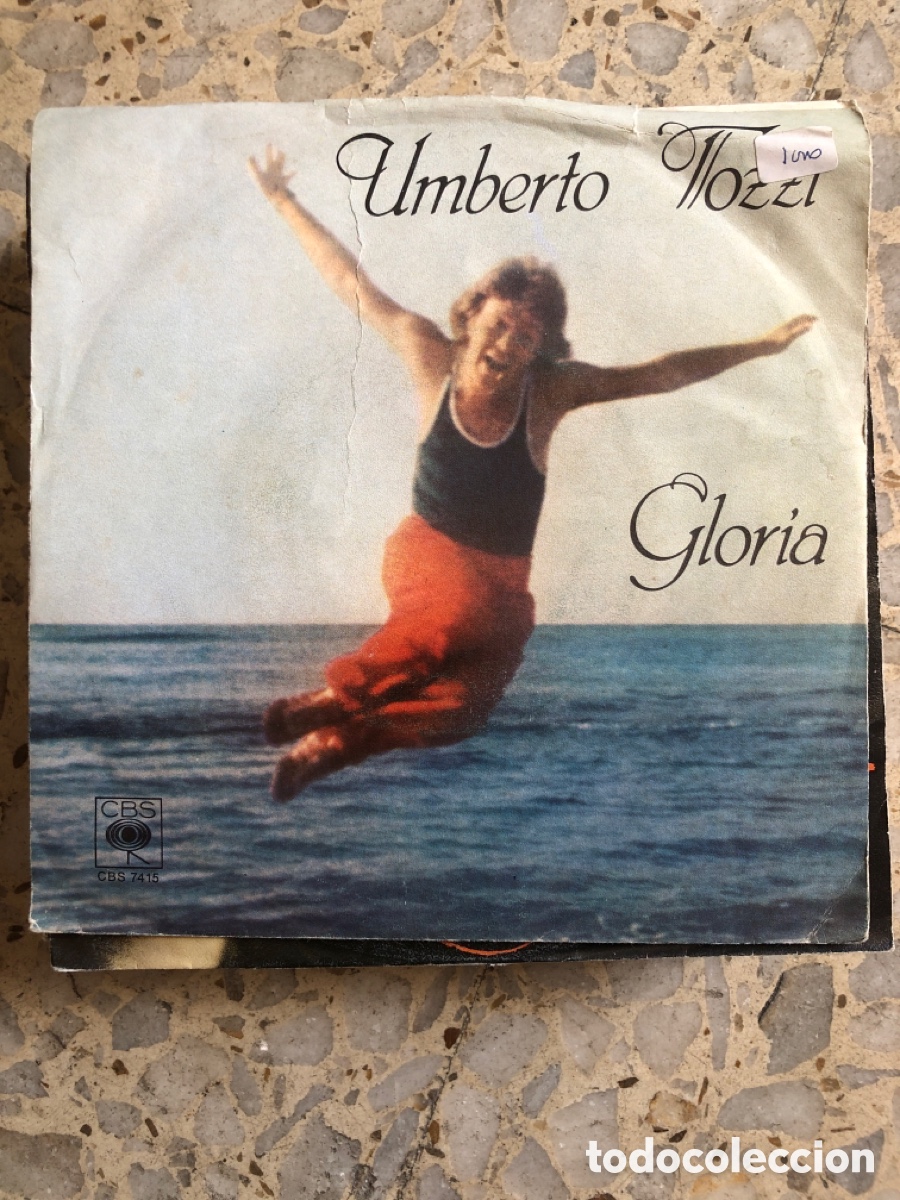 Disques de vinyle: SGL UMBERTO TOZZI GLORIA 1979 GERMANY