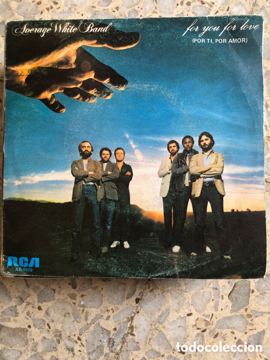 Discos de vinilo: SGL AVERAGE WHITE BAND FOR YOU FOR LOVE 1980 PROMO