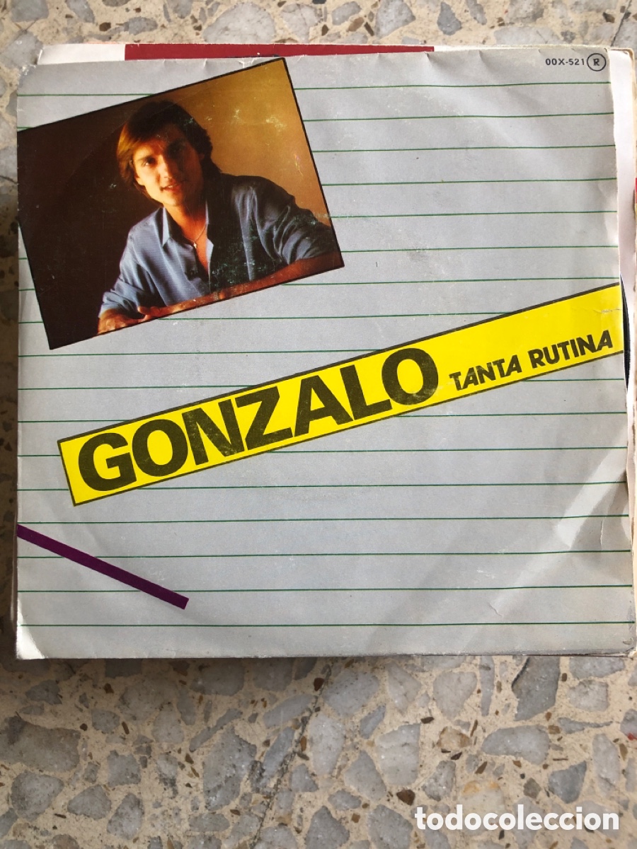 Discos de vinilo: SGL GONZALO TANTA RUTINA 1981 PROMO