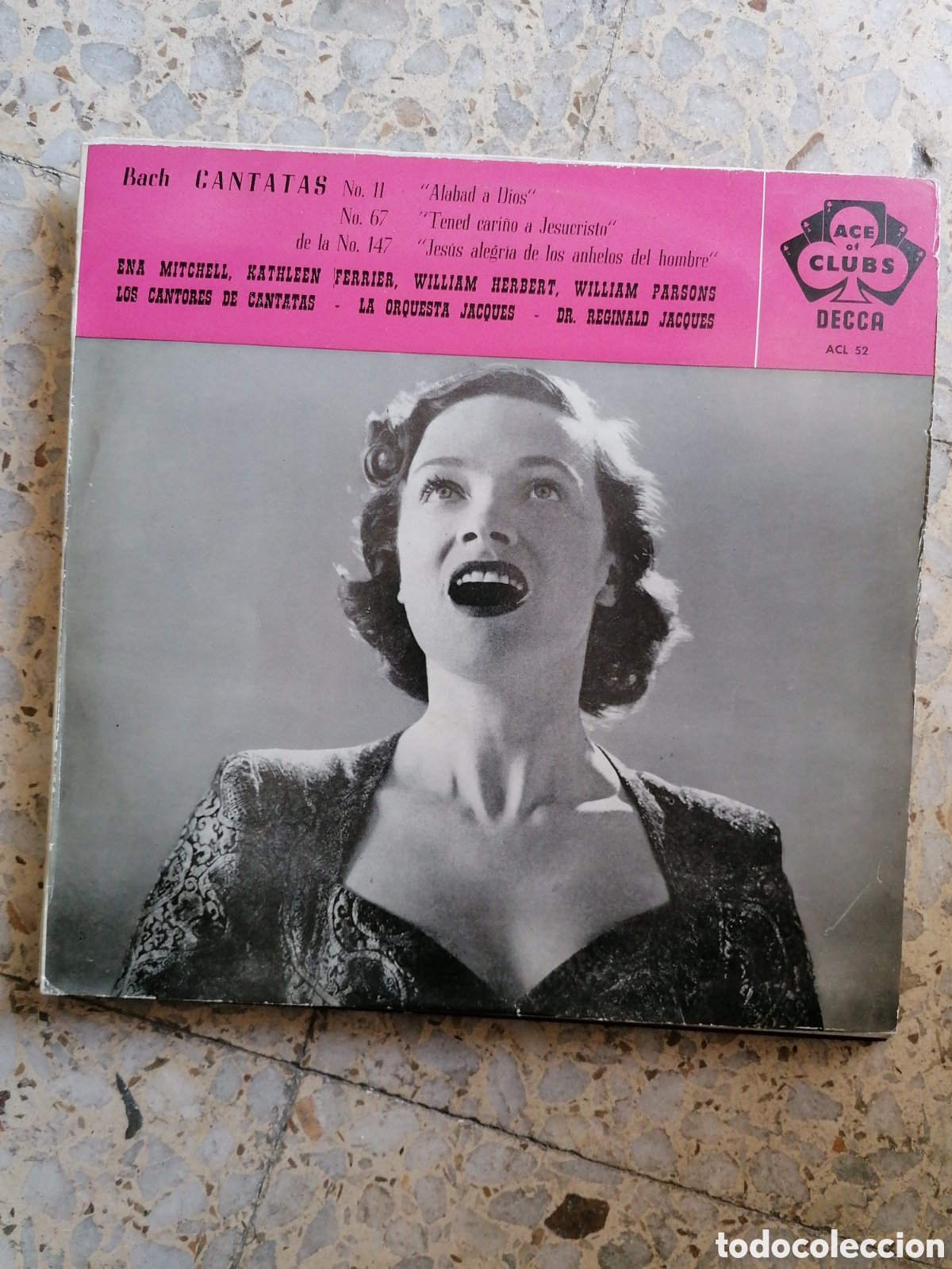 Discos de vinilo: LP BACH CANTATAS 11, 67 ,147 EDICION ESPA&Ntilde;OLA 1960