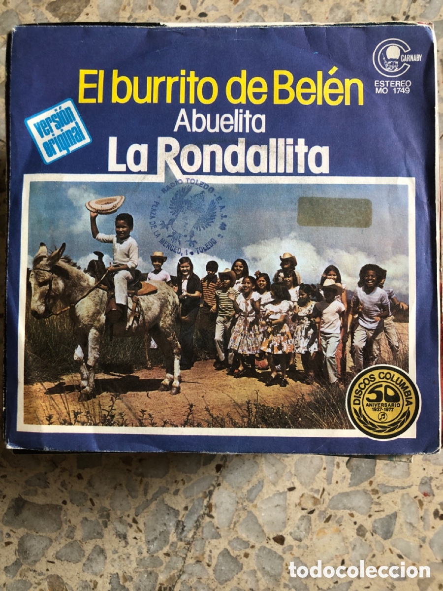 Discos de vinil: SGL LA RONDALLITA EL BURRITO DE BELEN 1977 PROMO