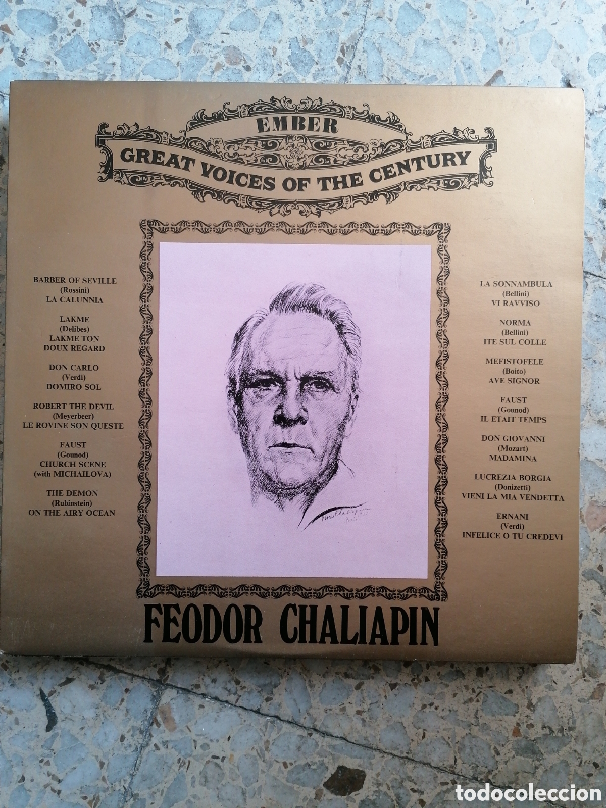 Discos de vinilo: LP FEODOR CHALIAPIN 1972