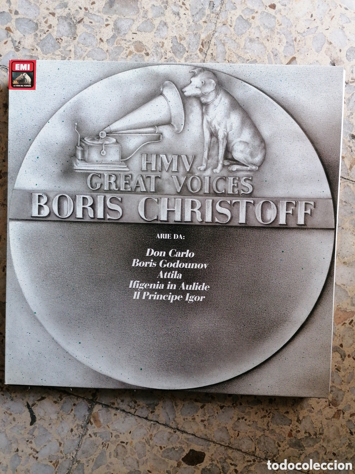 Discos de vinilo: LP BORIS CHRISTOFF 1976 GRANDES VOCES EDICION ITALIANA