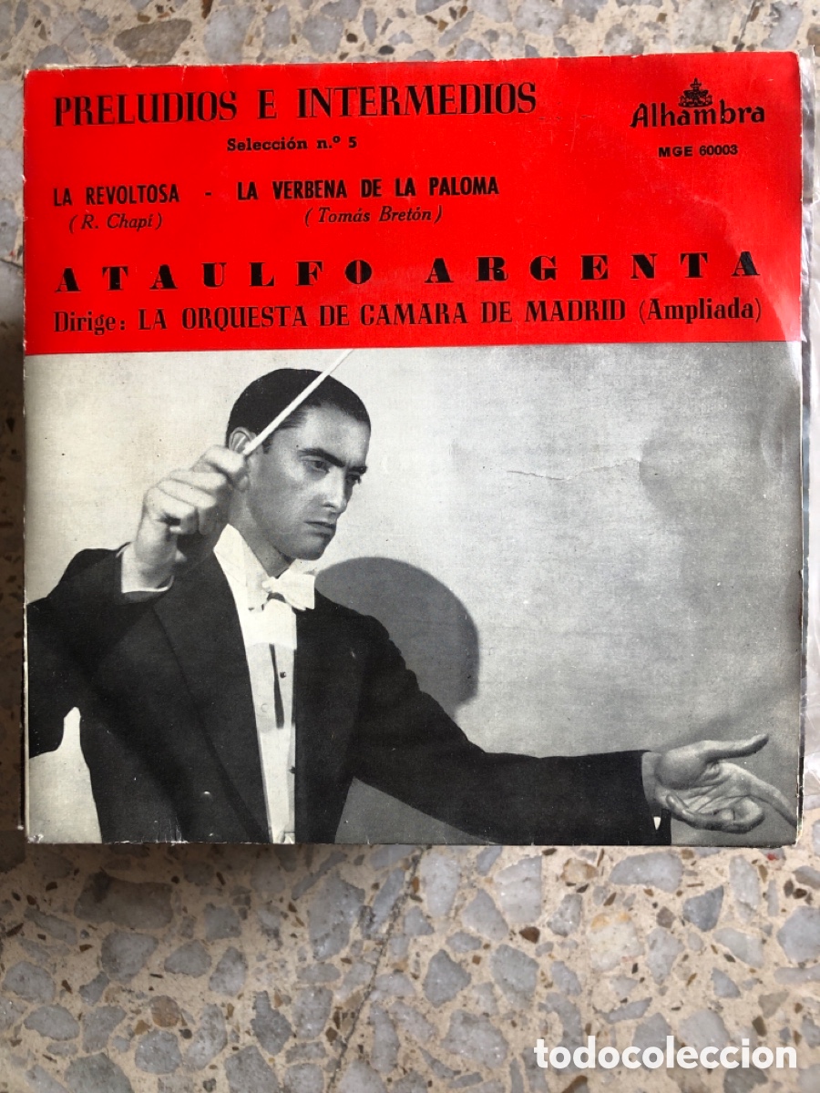 Discos de vinilo: EP ATAULFO ARGENTA LA REVOLTOSA 1962