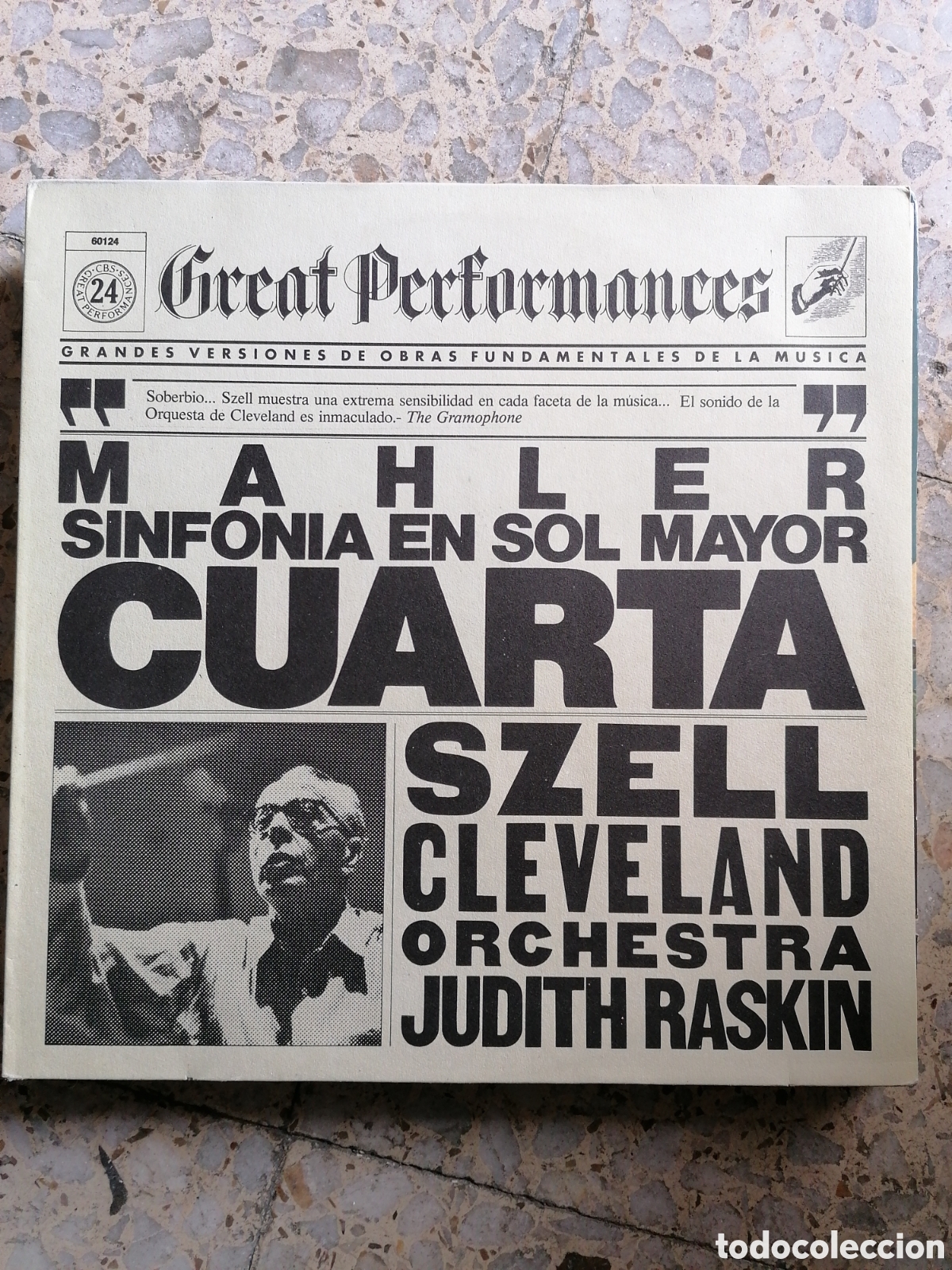 Discos de vinilo: LP MAHLER SINFONIA EN SOL MAYOR 1981 EDICION ESPA&Ntilde;OLA