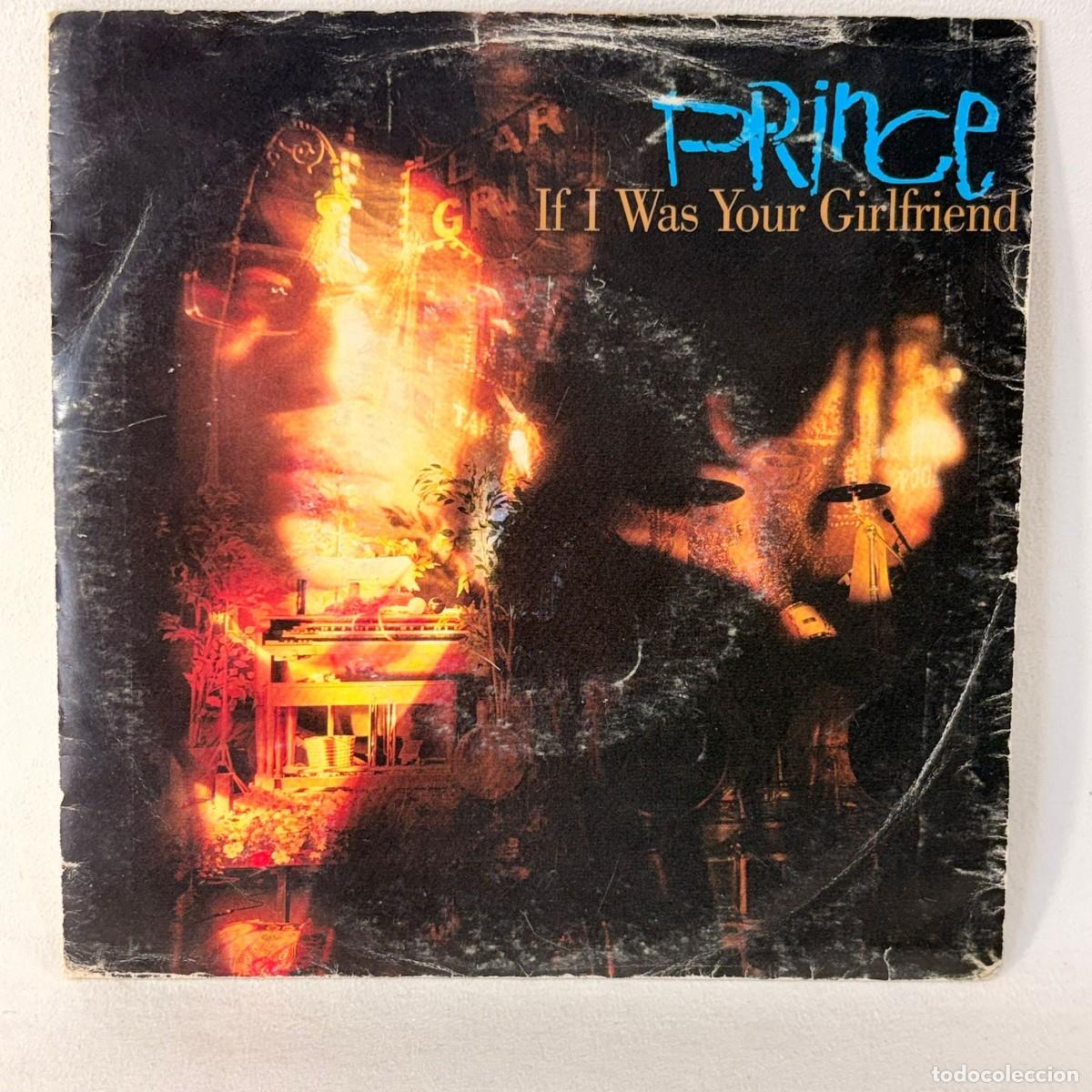 Discos de vinilo: SINGLE PRINCE - IF I WAS YOUR GIRLFRIEND - ESPA&Ntilde;A 1987