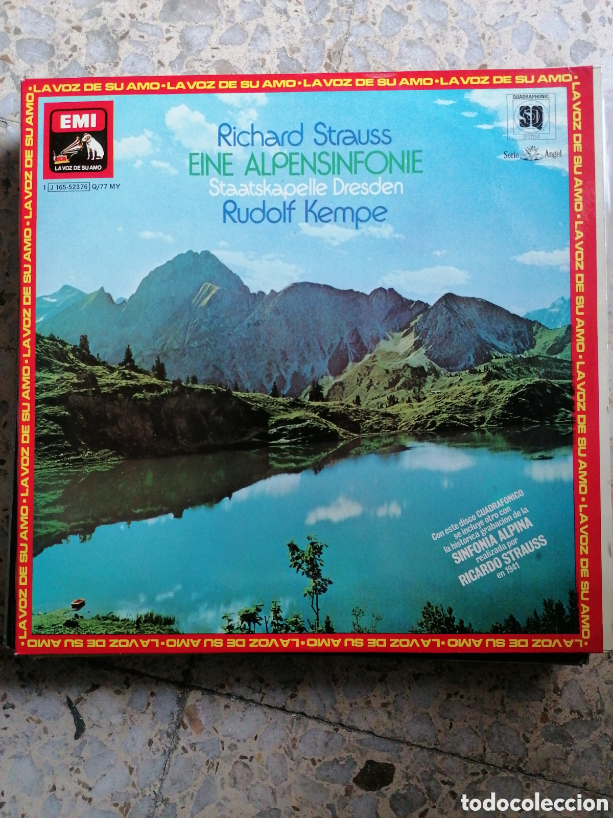 Discos de vinilo: 2 LP STRAUSS EINE ALPENSINFONIE RUDOLF KEMPE 1976