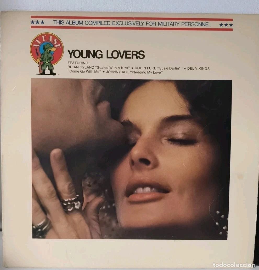 Discos de vinilo: &rdquo;AT EASE&rdquo; YOUNG LOVERS PX STORE MILITARY EXCLUSIVE Vinyl Album 1978 ABC Records