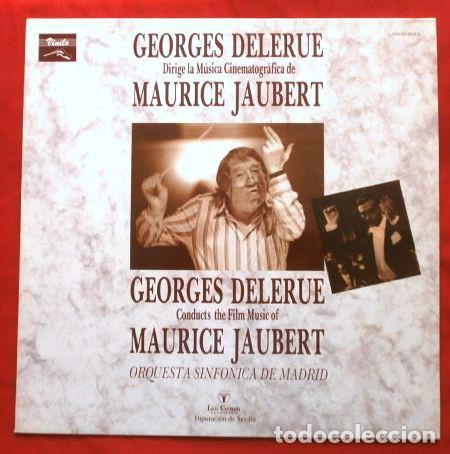 Discos de vinilo: MAURICE JAUBERT su m&uacute;sica de Cine (LP. BSO 1987) Georges Delerue dirige Orq. Sinf&oacute;nica de Madrid