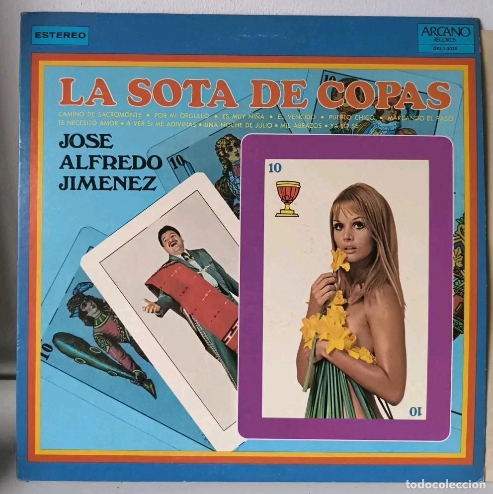 Discos de vinilo: Jose Alfredo Jimenez &rdquo;La Sota De Copas&rdquo; 1970 RCA Victor Stereo Tested Lp Record