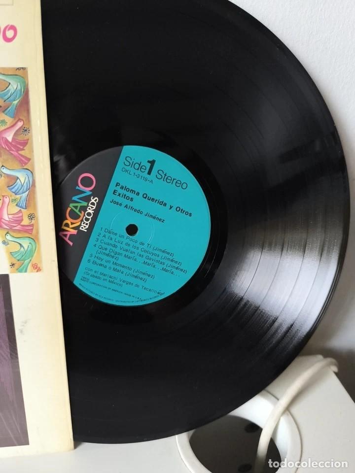 Discos de vinilo: Jos&eacute; Alfredo Jim&eacute;nez Paloma Querida vinilo 12&rdquo; - Foto 2