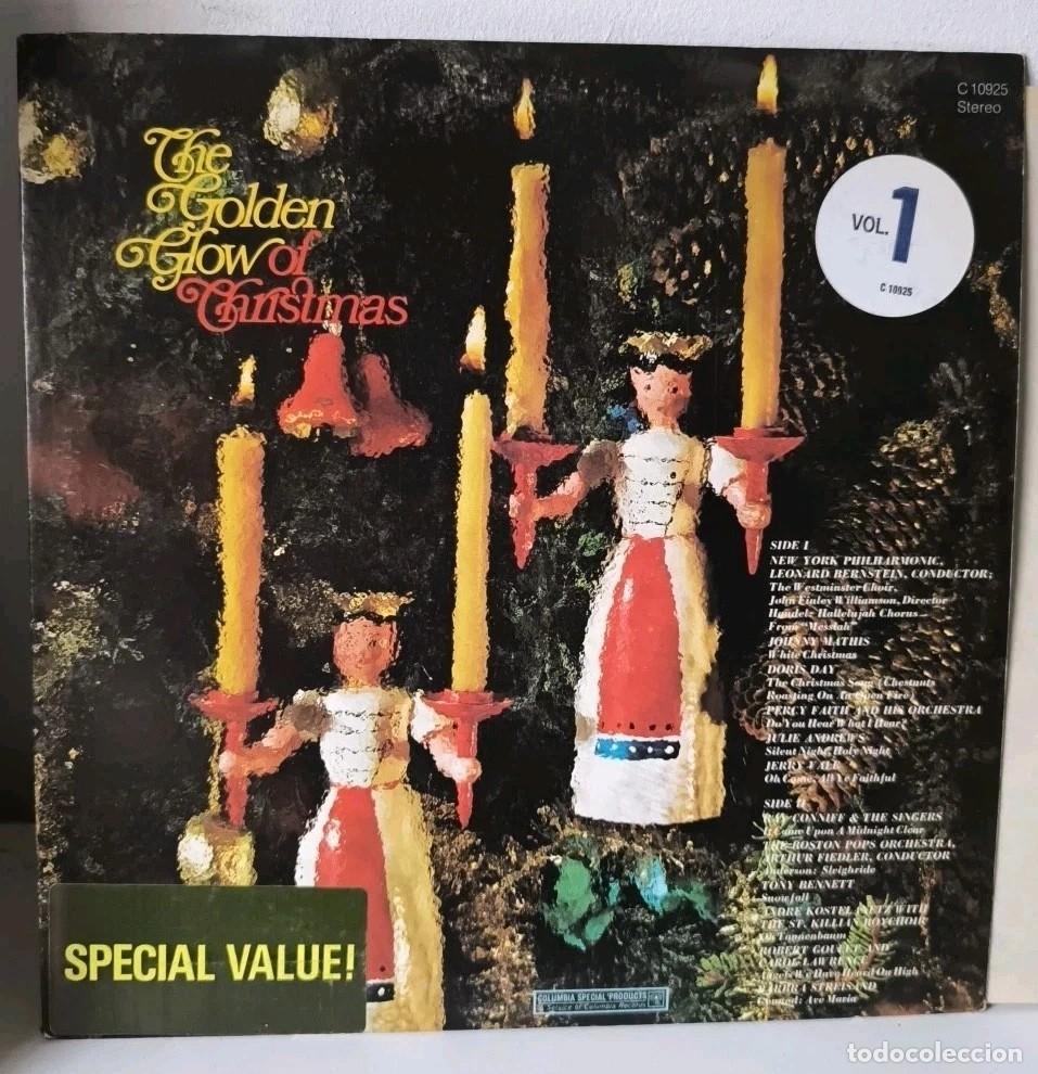 Discos de vinilo: GOLDEN GLOW OF CHRISTMAS 1971 VARIOUS JOHNNY MATHIS GREAT CONDITION Vinilo 12&rdquo;